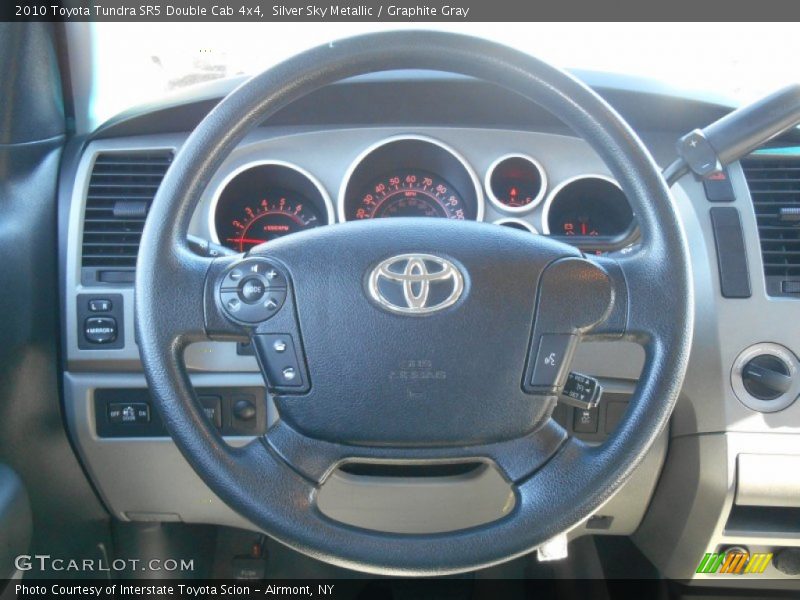 Silver Sky Metallic / Graphite Gray 2010 Toyota Tundra SR5 Double Cab 4x4