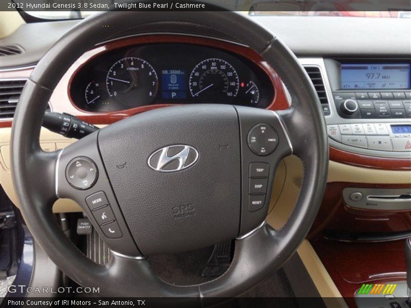 Twilight Blue Pearl / Cashmere 2012 Hyundai Genesis 3.8 Sedan