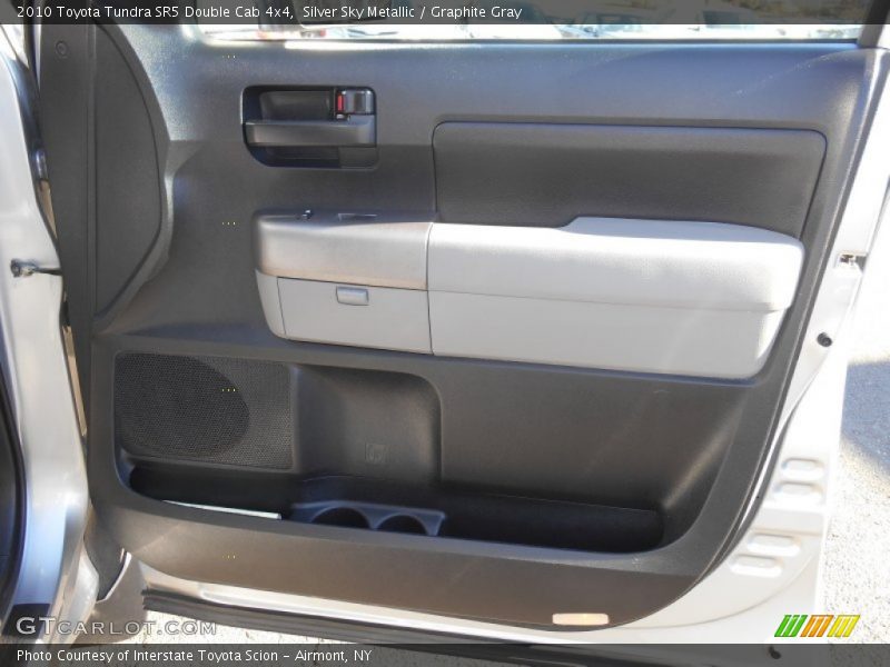 Silver Sky Metallic / Graphite Gray 2010 Toyota Tundra SR5 Double Cab 4x4