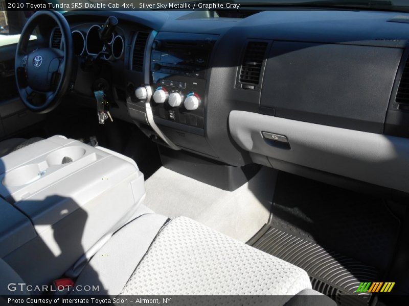 Silver Sky Metallic / Graphite Gray 2010 Toyota Tundra SR5 Double Cab 4x4