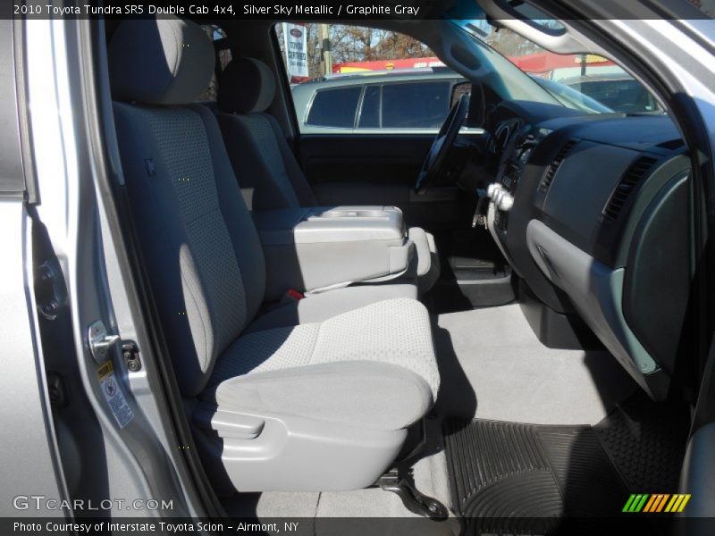 Silver Sky Metallic / Graphite Gray 2010 Toyota Tundra SR5 Double Cab 4x4
