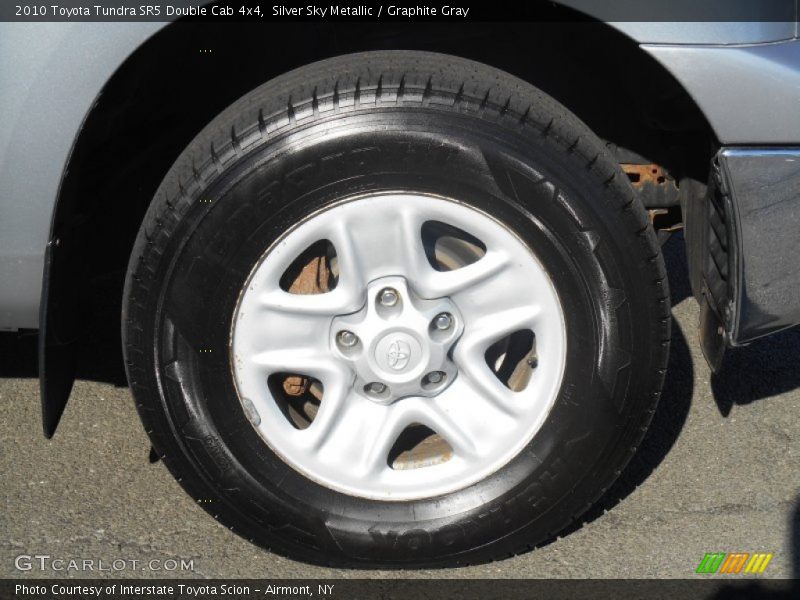 Silver Sky Metallic / Graphite Gray 2010 Toyota Tundra SR5 Double Cab 4x4