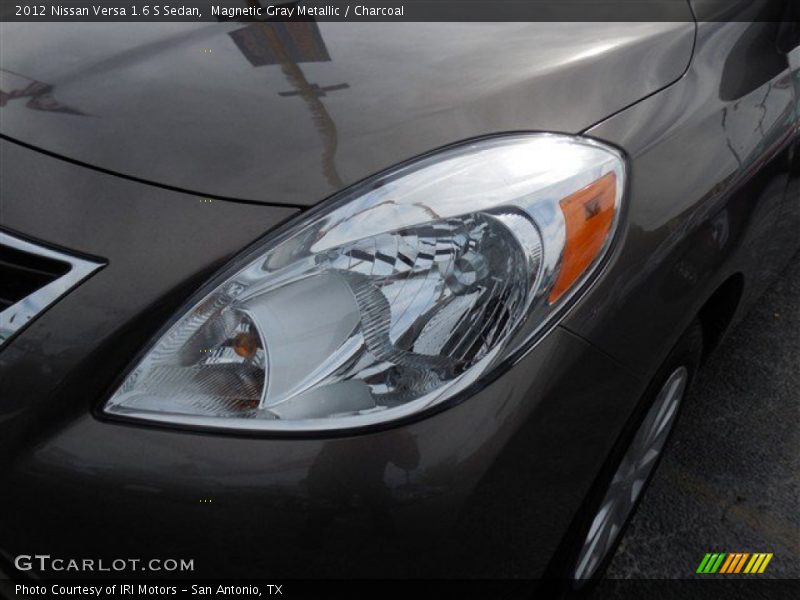 Magnetic Gray Metallic / Charcoal 2012 Nissan Versa 1.6 S Sedan