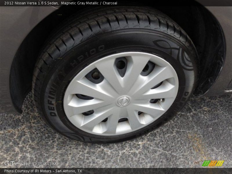 Magnetic Gray Metallic / Charcoal 2012 Nissan Versa 1.6 S Sedan