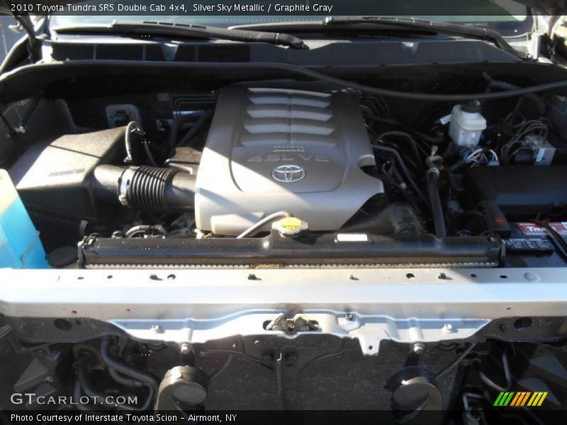 Silver Sky Metallic / Graphite Gray 2010 Toyota Tundra SR5 Double Cab 4x4