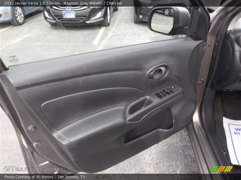 Magnetic Gray Metallic / Charcoal 2012 Nissan Versa 1.6 S Sedan
