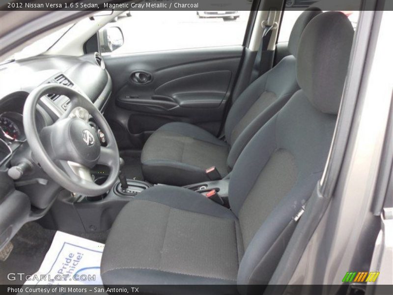 Magnetic Gray Metallic / Charcoal 2012 Nissan Versa 1.6 S Sedan