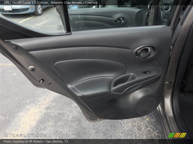 Magnetic Gray Metallic / Charcoal 2012 Nissan Versa 1.6 S Sedan