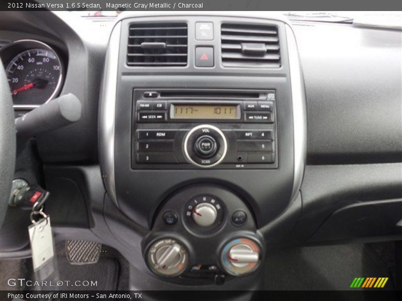 Magnetic Gray Metallic / Charcoal 2012 Nissan Versa 1.6 S Sedan