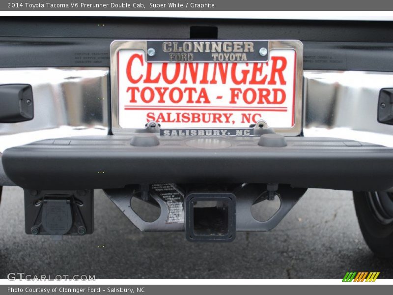 Super White / Graphite 2014 Toyota Tacoma V6 Prerunner Double Cab