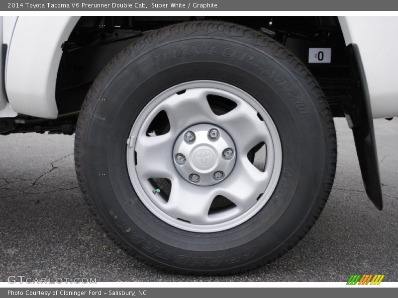 Super White / Graphite 2014 Toyota Tacoma V6 Prerunner Double Cab