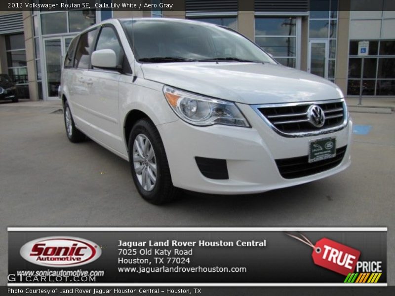 Calla Lily White / Aero Gray 2012 Volkswagen Routan SE