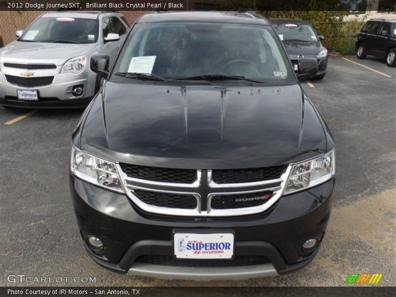 Brilliant Black Crystal Pearl / Black 2012 Dodge Journey SXT