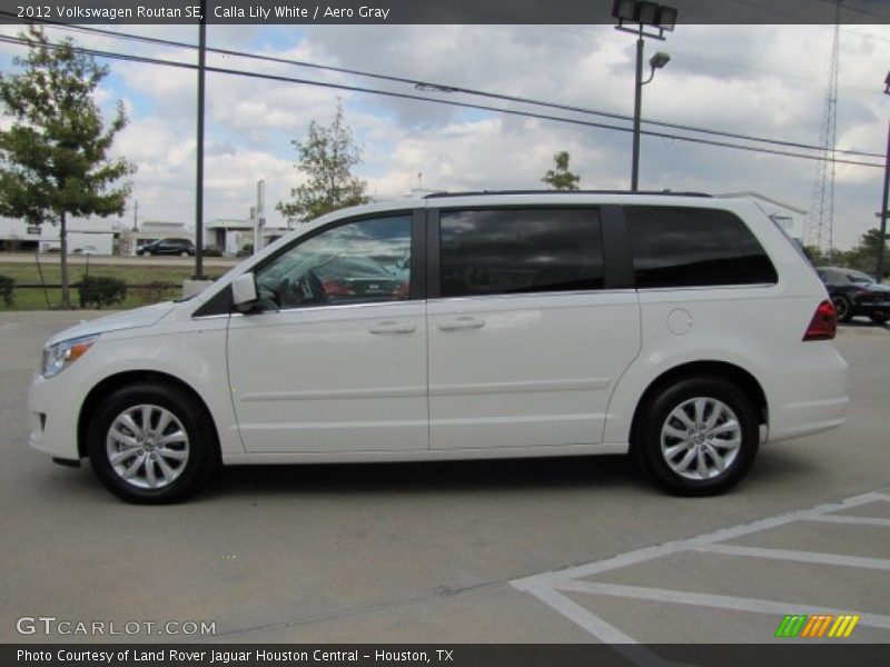 Calla Lily White / Aero Gray 2012 Volkswagen Routan SE
