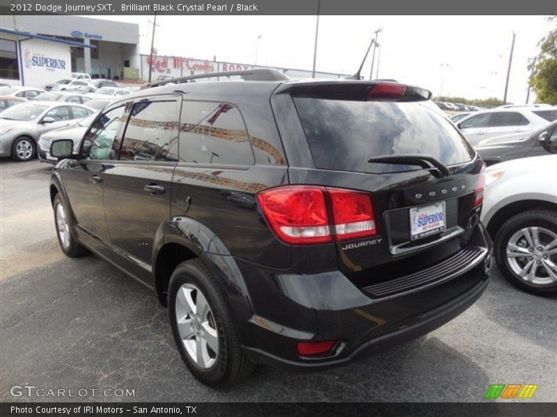 Brilliant Black Crystal Pearl / Black 2012 Dodge Journey SXT