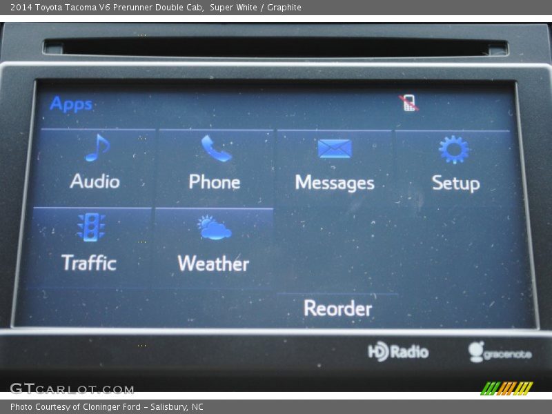Super White / Graphite 2014 Toyota Tacoma V6 Prerunner Double Cab