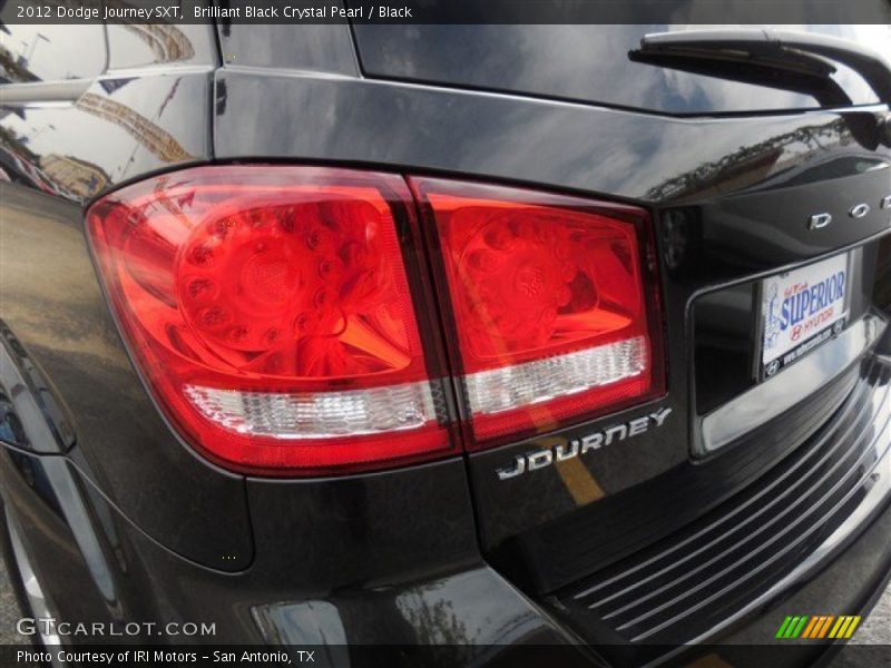 Brilliant Black Crystal Pearl / Black 2012 Dodge Journey SXT