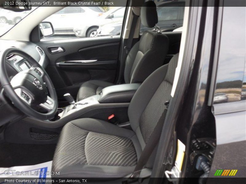 Brilliant Black Crystal Pearl / Black 2012 Dodge Journey SXT