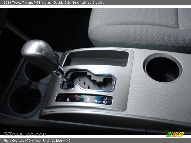 Super White / Graphite 2014 Toyota Tacoma V6 Prerunner Double Cab
