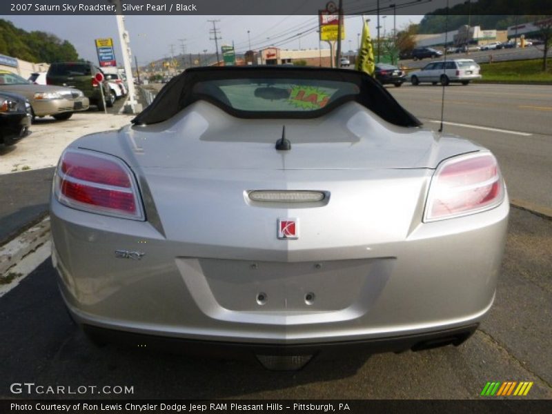 Silver Pearl / Black 2007 Saturn Sky Roadster