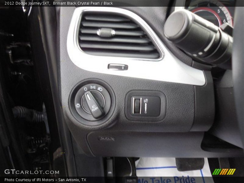 Brilliant Black Crystal Pearl / Black 2012 Dodge Journey SXT