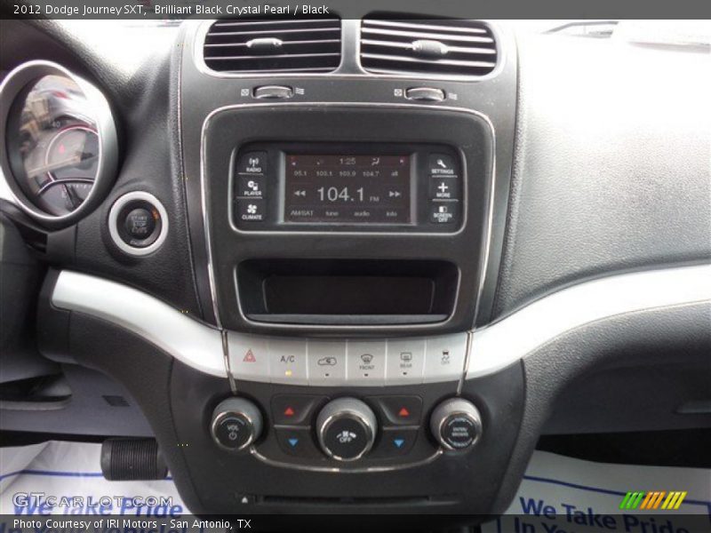 Brilliant Black Crystal Pearl / Black 2012 Dodge Journey SXT