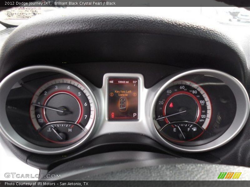 Brilliant Black Crystal Pearl / Black 2012 Dodge Journey SXT