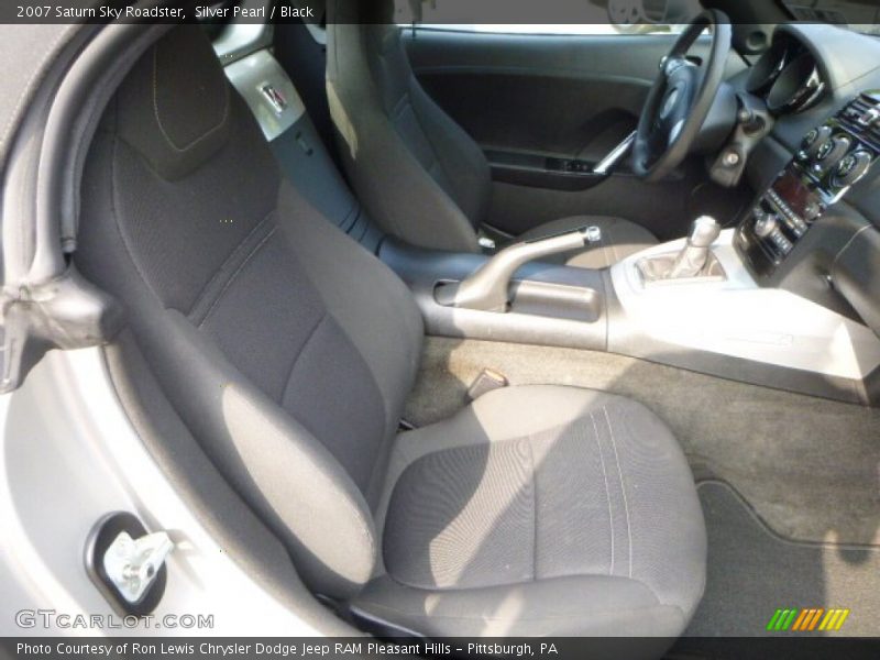 Silver Pearl / Black 2007 Saturn Sky Roadster