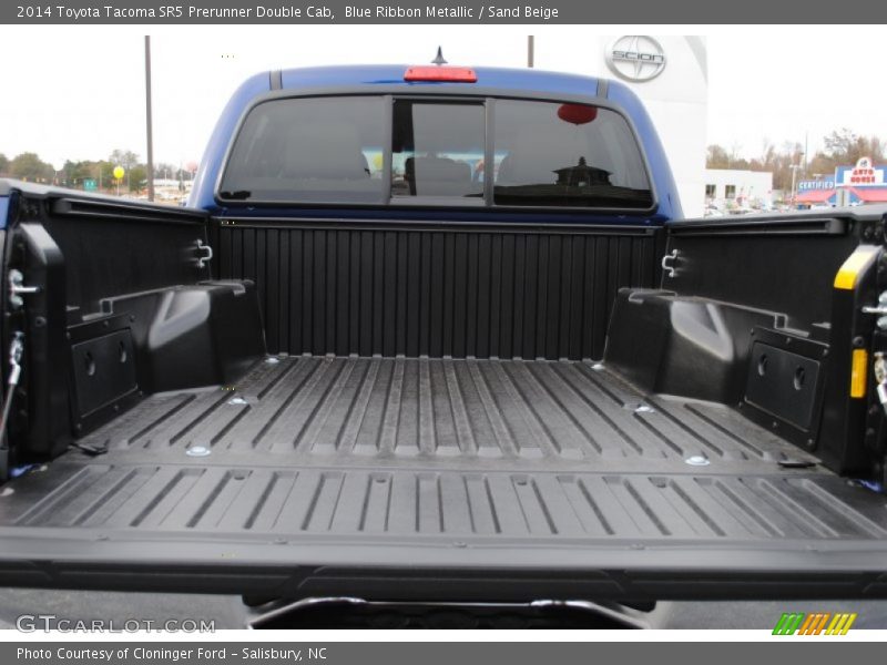 Blue Ribbon Metallic / Sand Beige 2014 Toyota Tacoma SR5 Prerunner Double Cab
