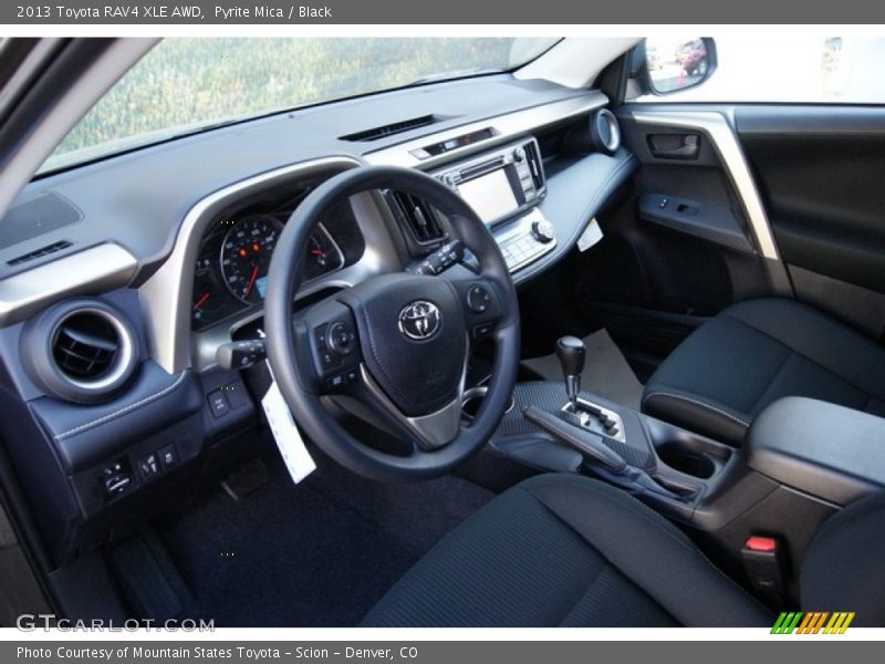 Pyrite Mica / Black 2013 Toyota RAV4 XLE AWD