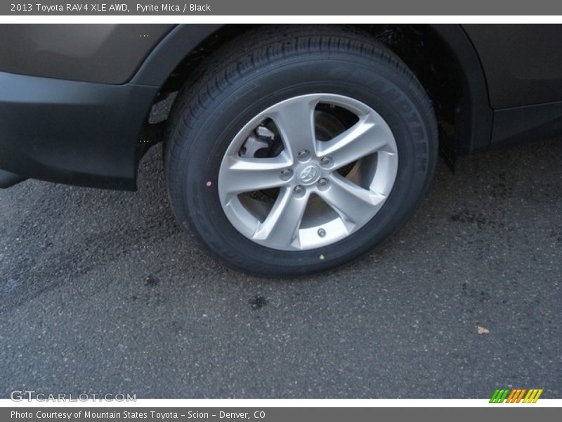 Pyrite Mica / Black 2013 Toyota RAV4 XLE AWD