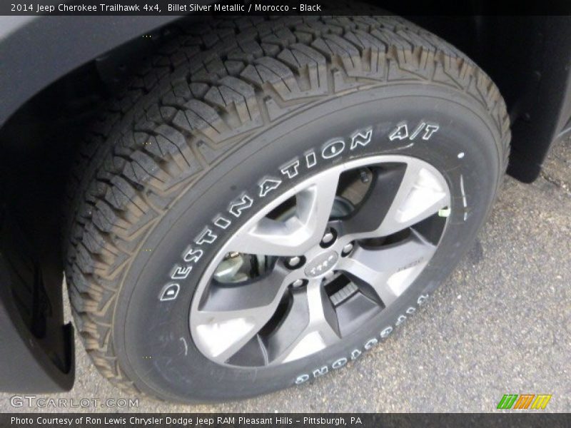 Billet Silver Metallic / Morocco - Black 2014 Jeep Cherokee Trailhawk 4x4
