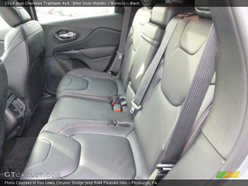 Rear Seat of 2014 Cherokee Trailhawk 4x4