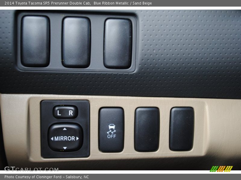 Blue Ribbon Metallic / Sand Beige 2014 Toyota Tacoma SR5 Prerunner Double Cab