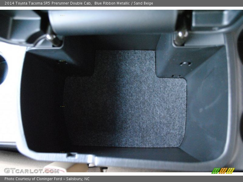 Blue Ribbon Metallic / Sand Beige 2014 Toyota Tacoma SR5 Prerunner Double Cab