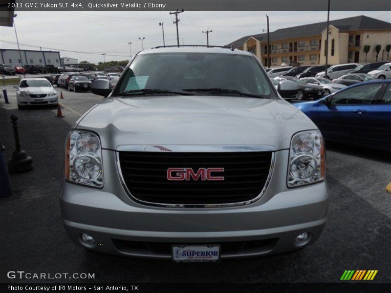 Quicksilver Metallic / Ebony 2013 GMC Yukon SLT 4x4