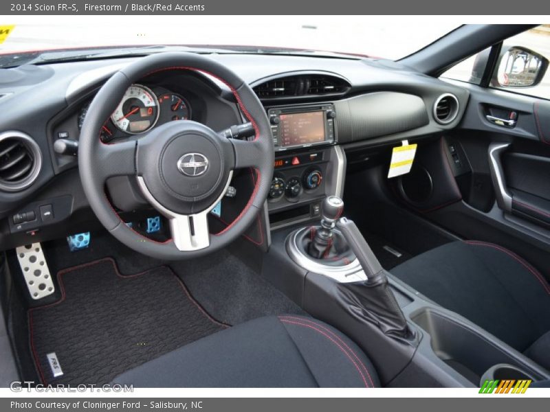 Black/Red Accents Interior - 2014 FR-S  