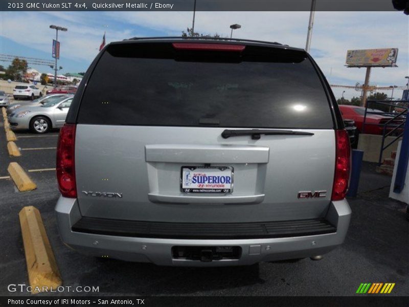 Quicksilver Metallic / Ebony 2013 GMC Yukon SLT 4x4