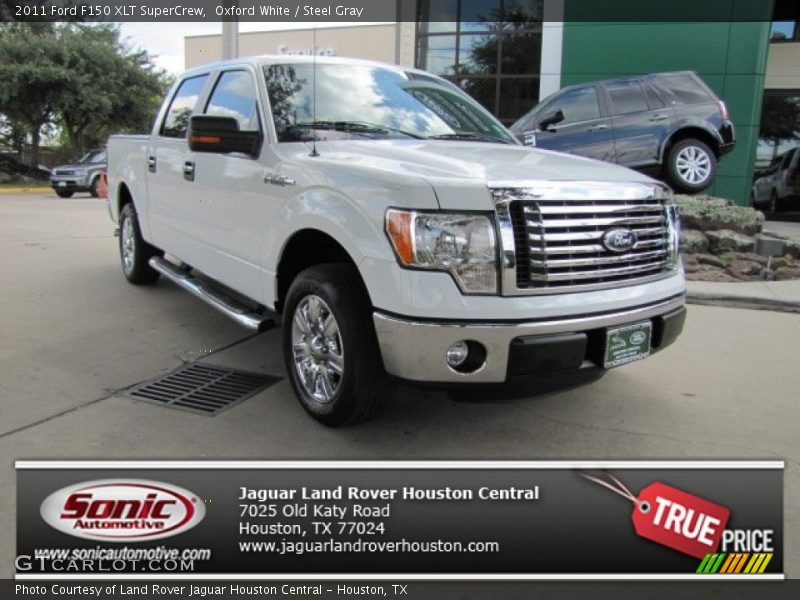 Oxford White / Steel Gray 2011 Ford F150 XLT SuperCrew