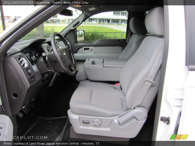 Oxford White / Steel Gray 2011 Ford F150 XLT SuperCrew