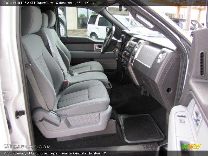 Oxford White / Steel Gray 2011 Ford F150 XLT SuperCrew