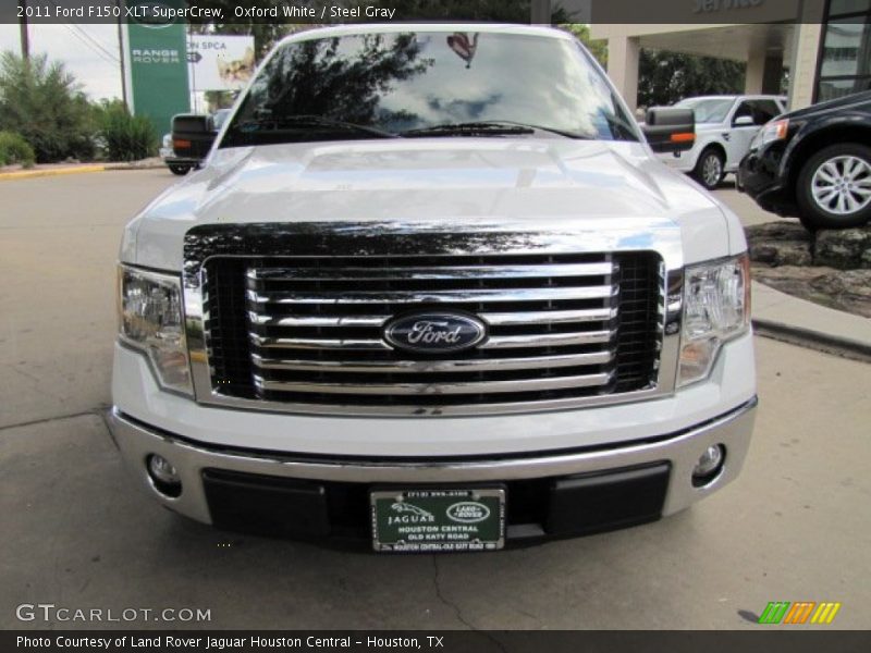 Oxford White / Steel Gray 2011 Ford F150 XLT SuperCrew
