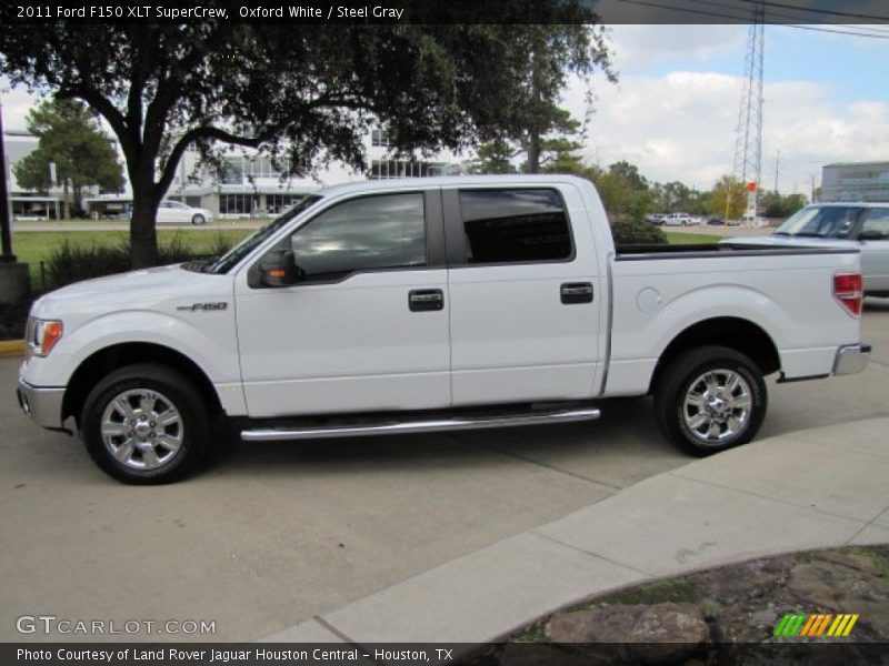 Oxford White / Steel Gray 2011 Ford F150 XLT SuperCrew