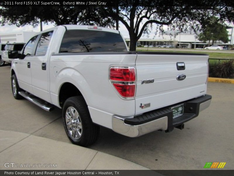 Oxford White / Steel Gray 2011 Ford F150 XLT SuperCrew