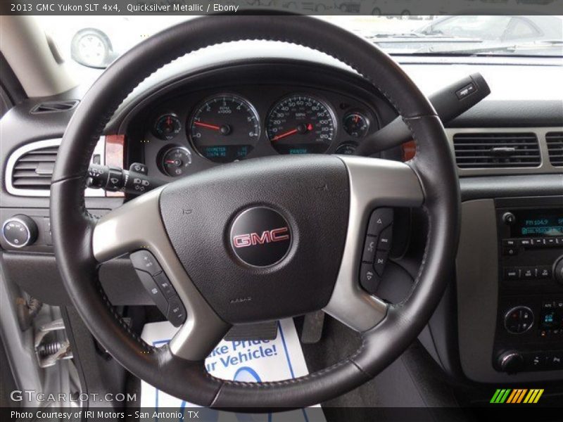 Quicksilver Metallic / Ebony 2013 GMC Yukon SLT 4x4