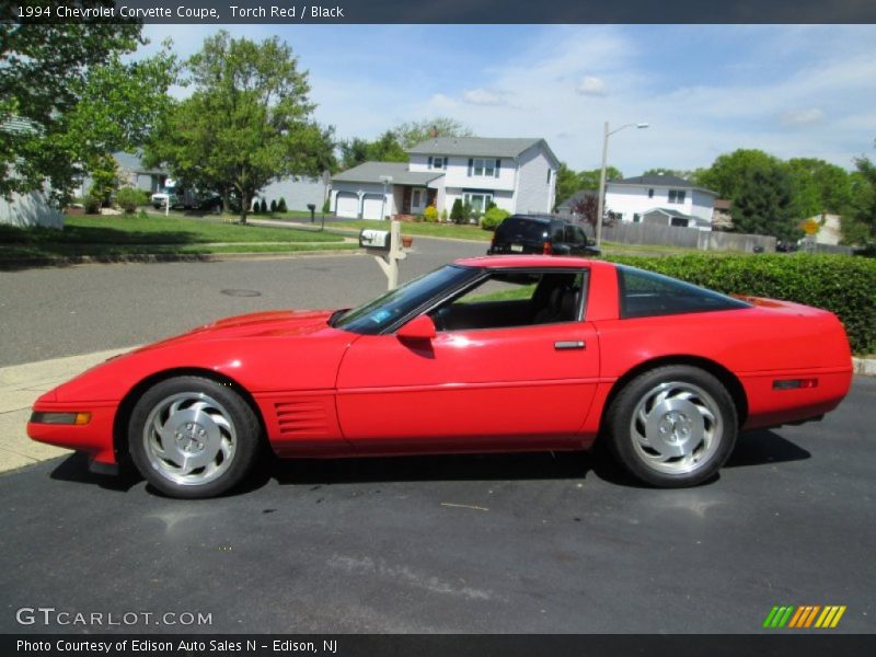 Torch Red / Black 1994 Chevrolet Corvette Coupe