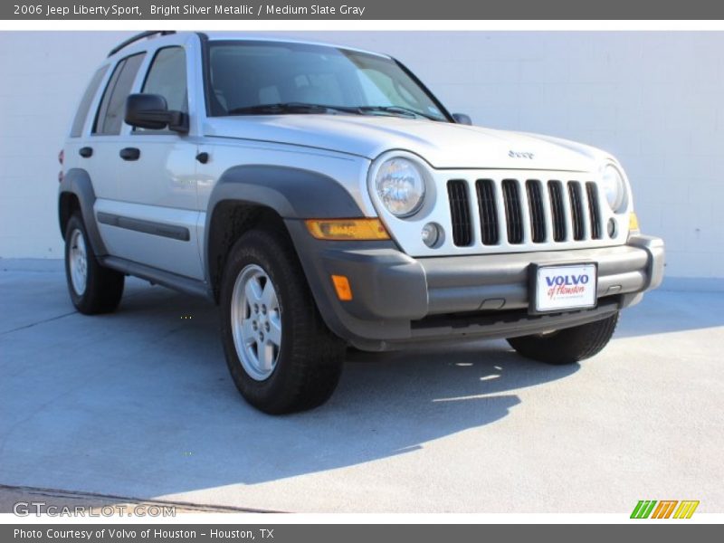 Bright Silver Metallic / Medium Slate Gray 2006 Jeep Liberty Sport