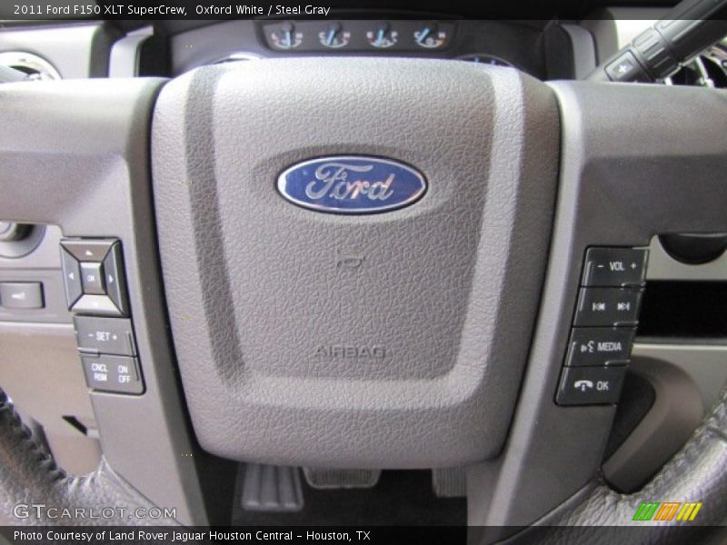Oxford White / Steel Gray 2011 Ford F150 XLT SuperCrew