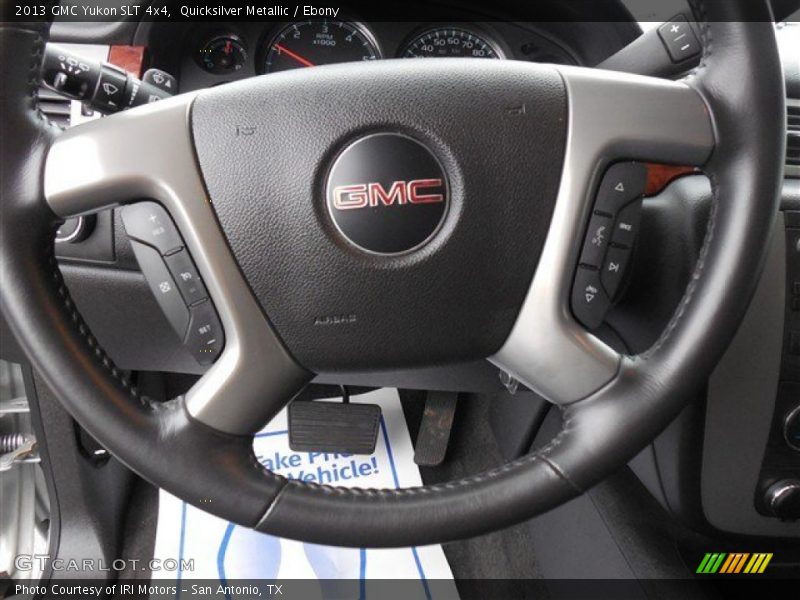 Quicksilver Metallic / Ebony 2013 GMC Yukon SLT 4x4