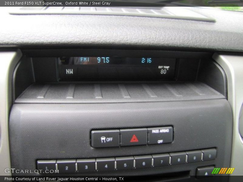 Oxford White / Steel Gray 2011 Ford F150 XLT SuperCrew